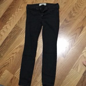 Hollister black jeggings